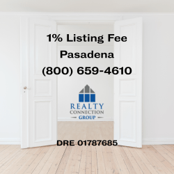 1% listing fee in pasadena