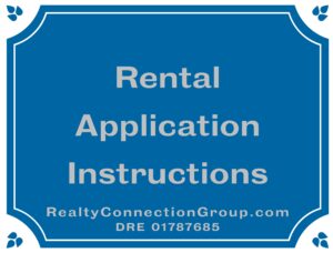 rental application instructions