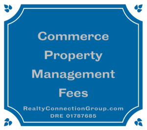 commerce property management fees