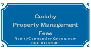 cudahy property management fees