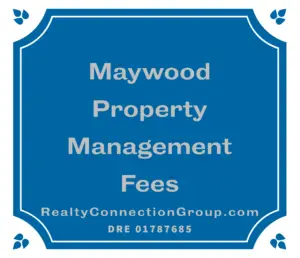 maywood property management fees