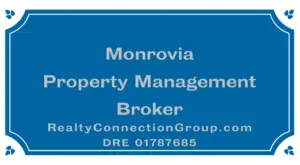 monrovia property management broker