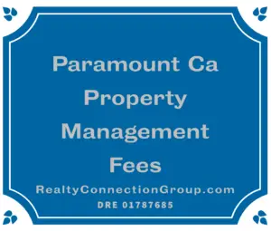 paramount ca property management fees