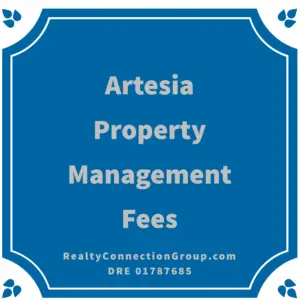 artesia property management fees