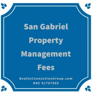 san gabriel property management fees