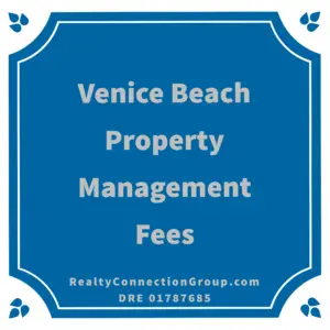 venice beach property management fees