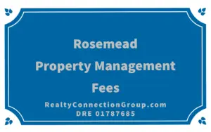 rosemead property management fees