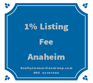 1% listing fee anaheim