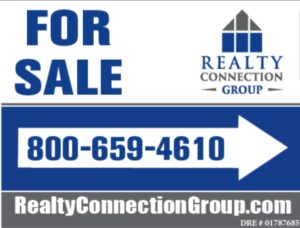 homes for sale sign