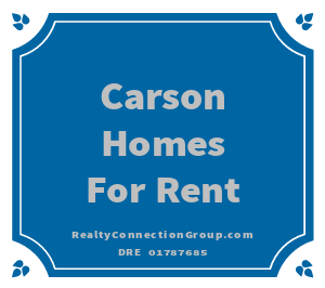 carson homes for rent