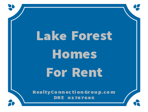 lake forest homes for rent