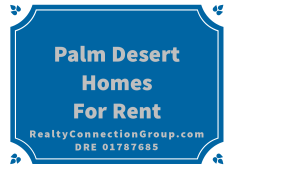palm desert homes for rent